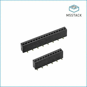 1.27 Header BUS Socket SMD for M5StampS3 (10 sets)