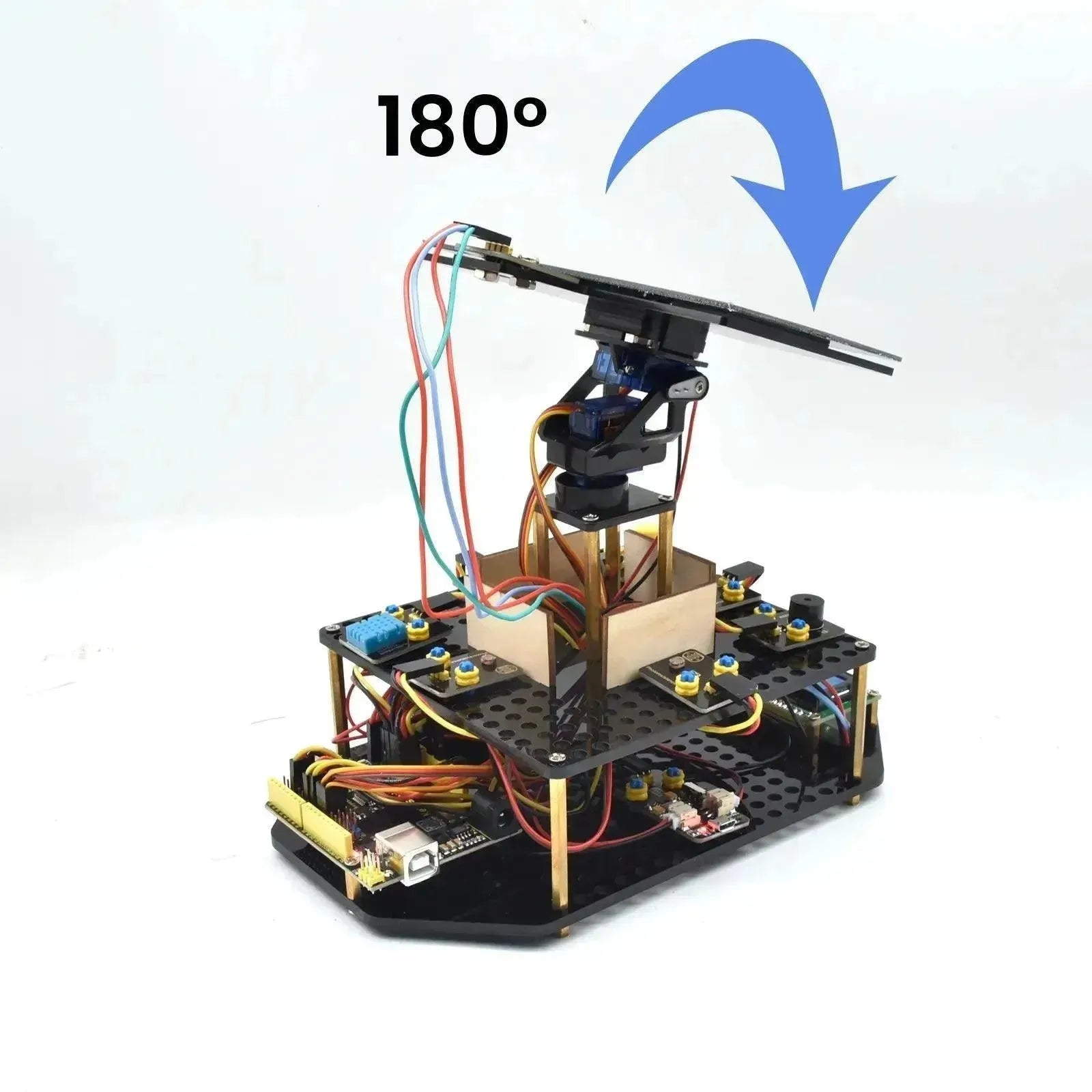 Keyestudio Acrylic Smart Solar Tracker System Tracking Starter Kit - OpenELAB