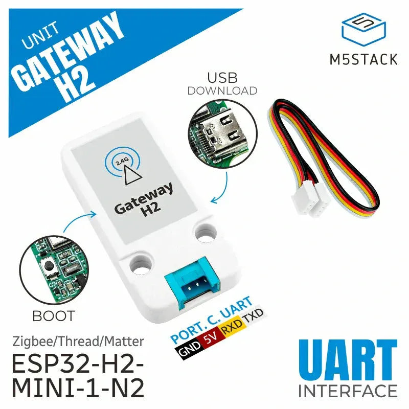 M5Stack ESP32-H2 Thread/Zigbee Gateway-Einheit