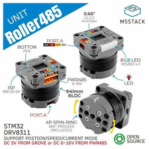 M5Stack Roller485-Einheit mit BLDC-Motor (STM32)-3