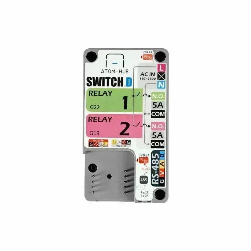 M5stack ATOM HUB SwitchD 2-Relais-Kit