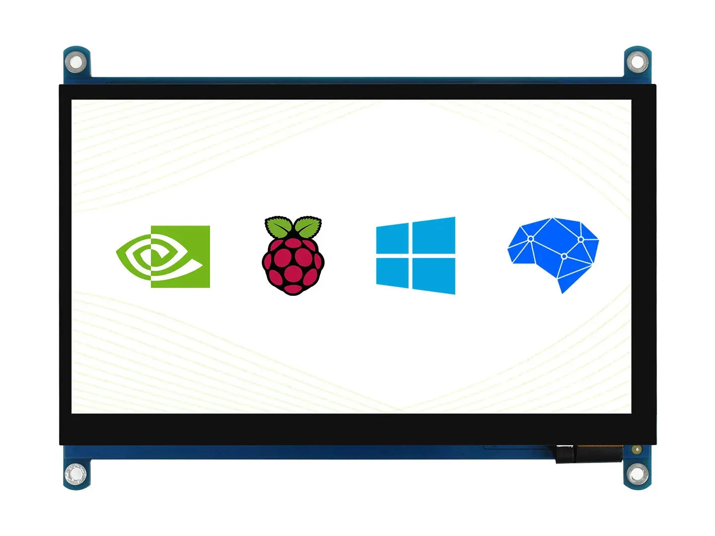 Waveshare 7HP-CAPQLED 7 Zoll QLED Quantum Dot Display, 1024×600