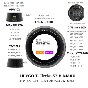 LILYGO T-Circle 0.75-inch Round Screen Dev Board-7