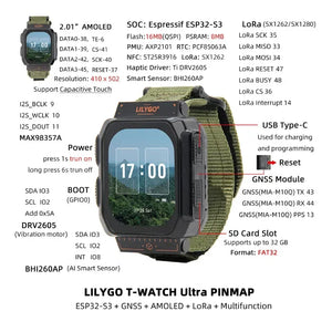LILYGO T-Watch Ultra ESP32S3 LoRa With GNSS & AMOLED-9