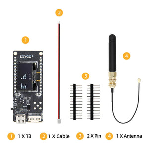 LILYGO T3 TCXO OLED LoRa32 868/915MHz-6