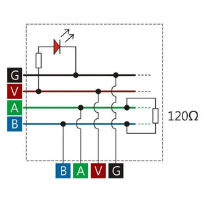M5Stack RS485T T-förmiger Stecker-4