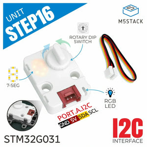 M5Stack Step16 Unit with 16-bit Rotary Encoder (GSMR-16) smart-home-2