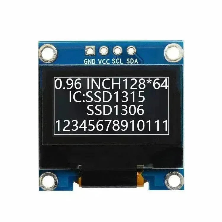 0,96-Zoll-OLED-Anzeigemodul, 128×64 Auflösung, SPI/I2C-Kommunikation
