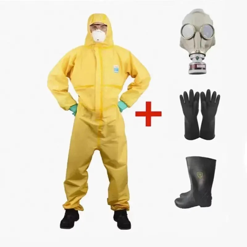 Nuklearer Gefahrstoffanzug mit Maskenschuhen für CBRN Protect