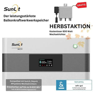 SunLit BK215 Kopfspeicher – 2,15 kWh (Brandneu & Refurbished erhältlich)