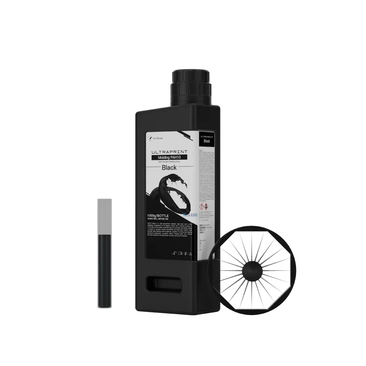 UltraPrint-Molding PAH10 (Schwarz) Hochtemperaturbeständiges Resin