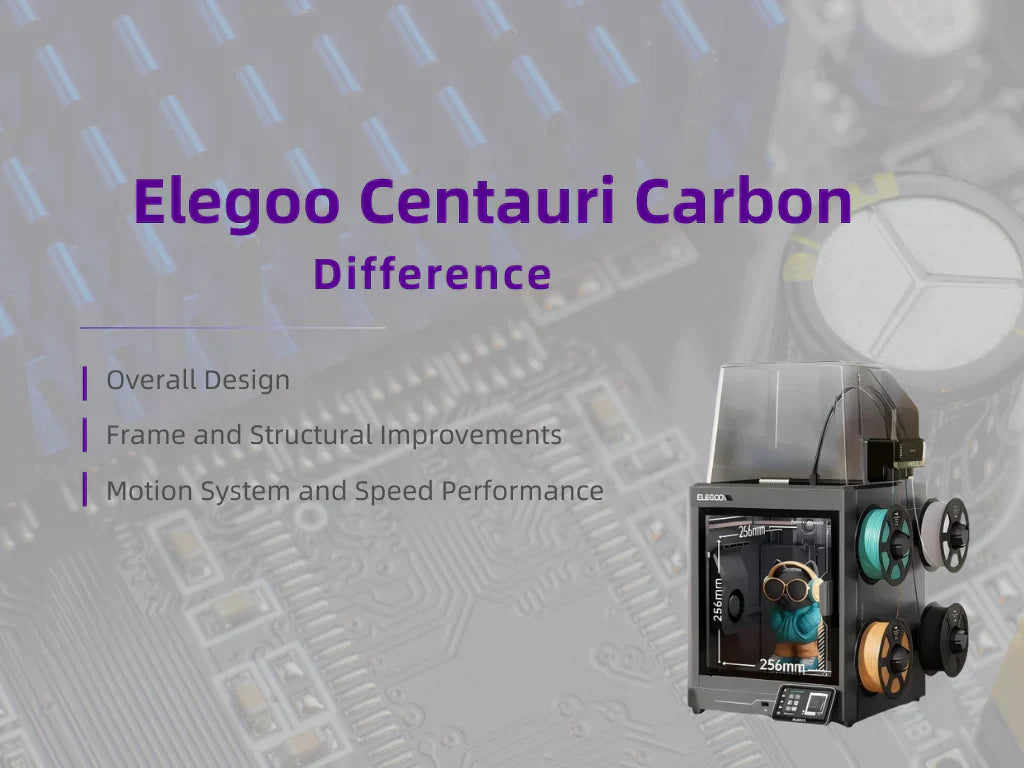 Unterschied zwischen Elegoo Centauri Carbon und Elegoo Centauri Carbon 2