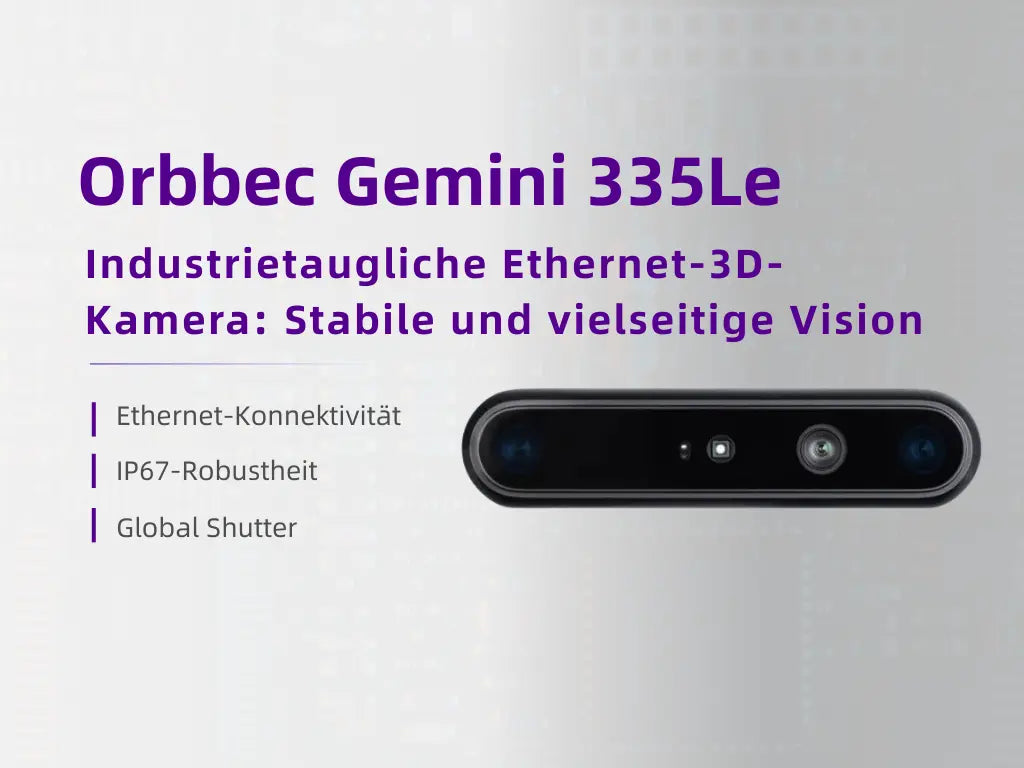 Branchenneuheit! Orbbecs Stereo-3D-Kamera-Serie deckt drei Hauptschnittstellen ab – Gemini 335Le debütiert auf der ProMat 2025
