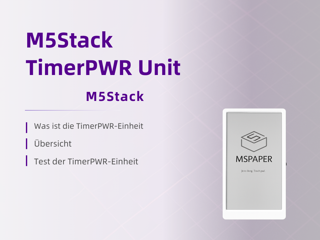 So erstellen Sie einen E-Ink-Reader mit M5Paper?