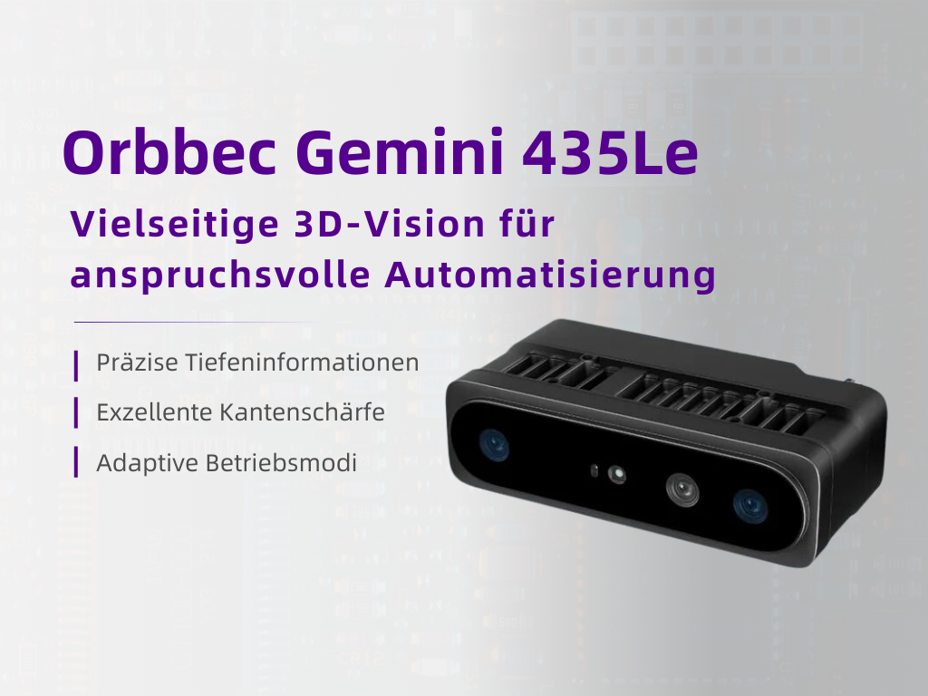 Die anpassungsfähigste Stereo-3D-Kamera für die industrielle Automatisierung der nächsten Generation – Hindernisvermeidung und Präzisionsmessung integriert