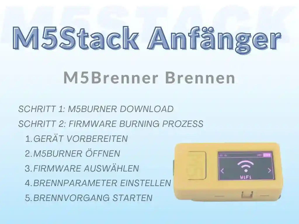 M5Stack-Anfängerhandbuch: Firmware brennen mit dem M5Burner Tool