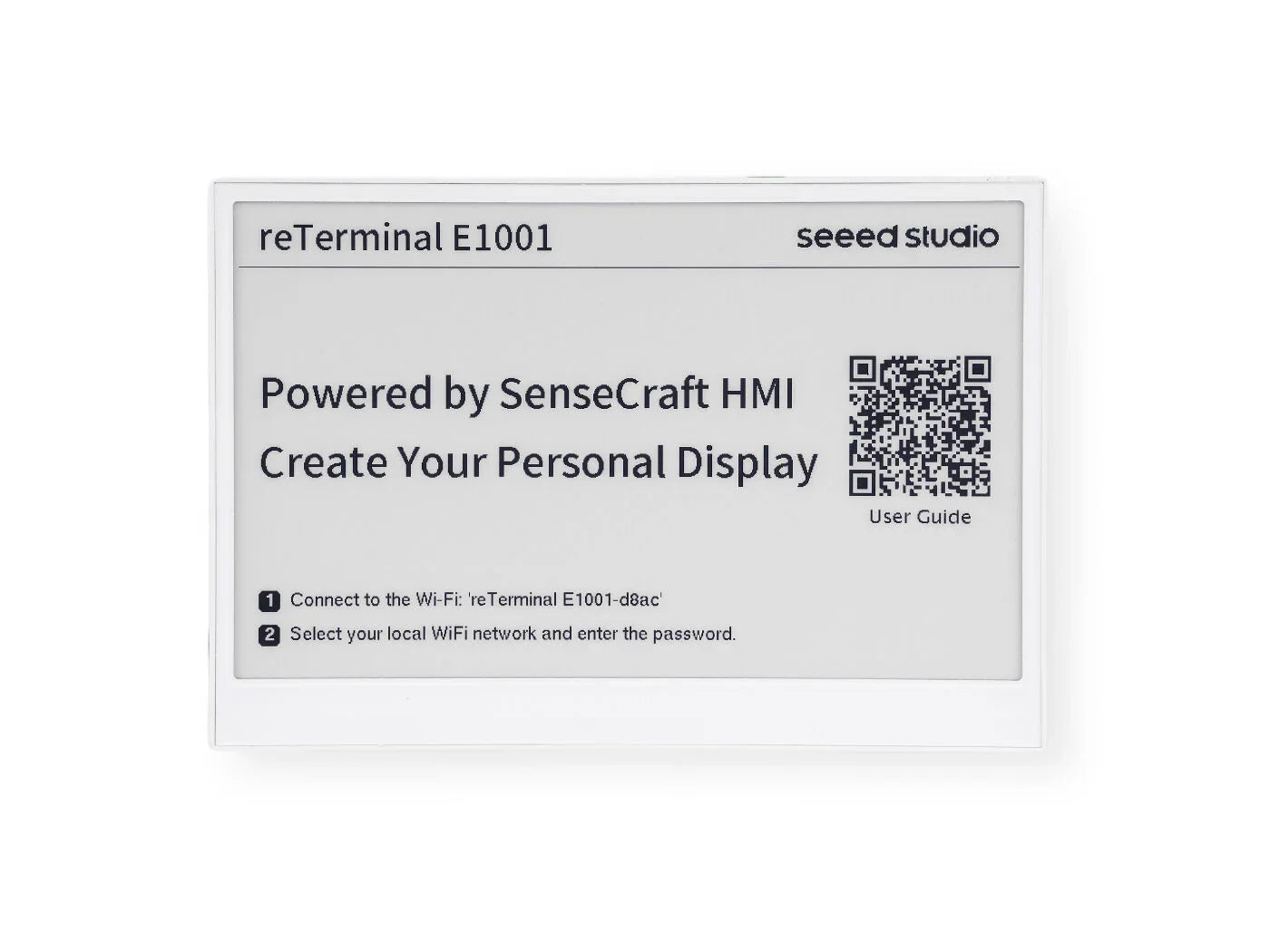 Seeed Studio reTerminal E1001 Monochrom ePaper Display