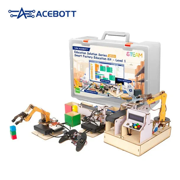 ACEBOTT QE031 Smart Factory Lernkit – Fortgeschrittene Bildungskits für Smart Factory