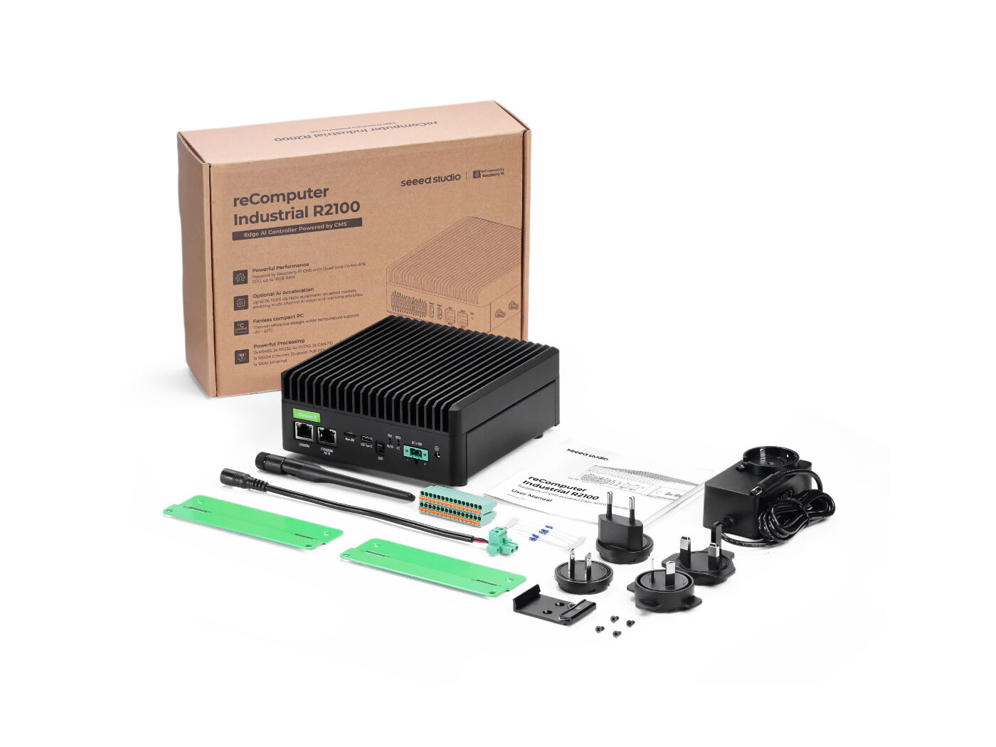 Seeed Studio reComputer Industrial R2145-12 Hailo-8 26 TOPS 16GB