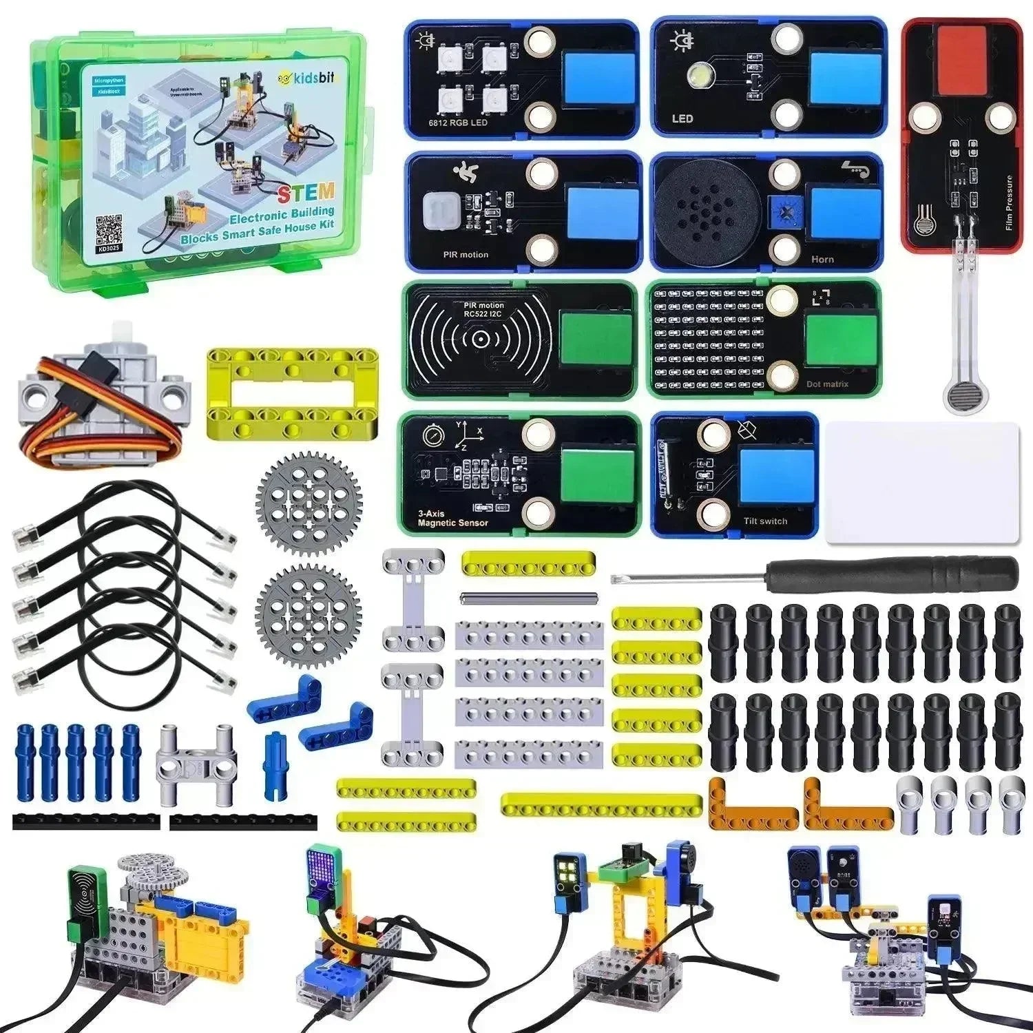 Arduino Raspberry Pi IoT Sensor Starter Kit RJ11 kompatibel mit Lego ...