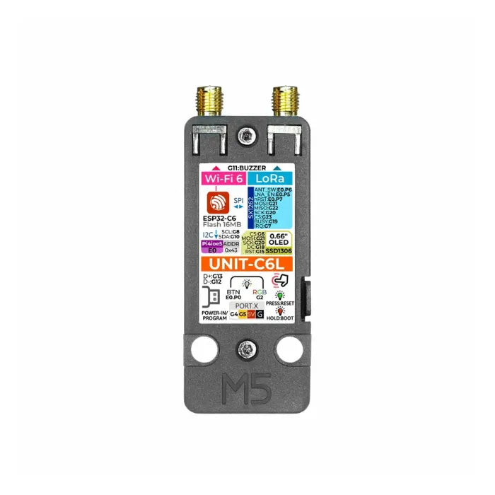 M5Stack C6L Einheit für Meshtastic (SX1262, ESP32-C6)