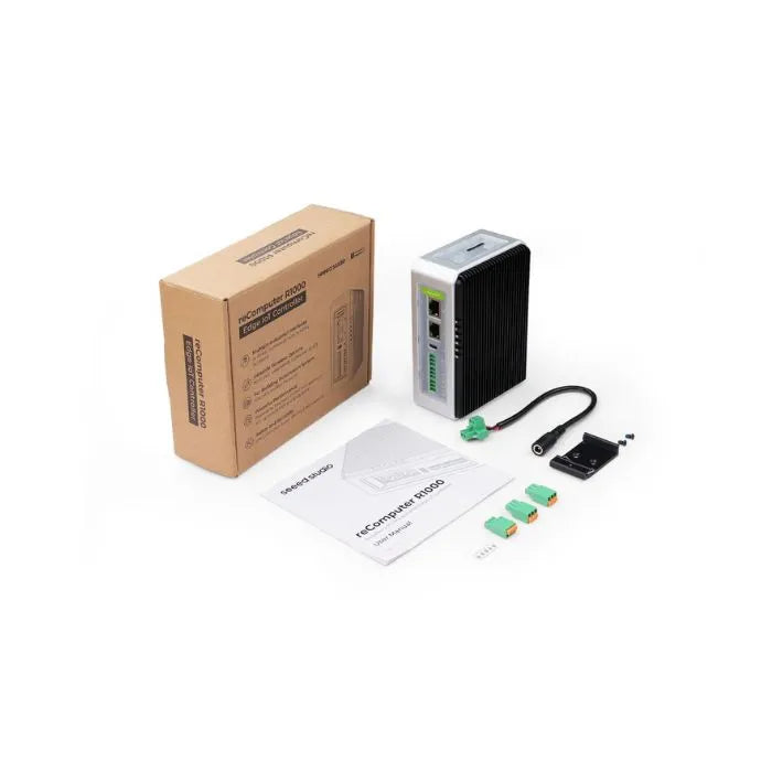 Seeed Studio reComputer R1024-10 - Raspberry Pi IoT Gateway & Controller, CM4-basiert, KI-fähig | 4GB RAM 16GB eMMC