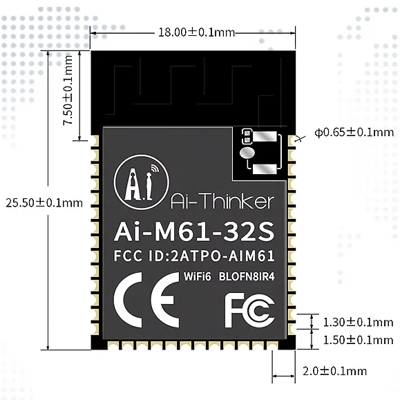 Ai-Thinker Ai-M61-32S WiFi 6 + BLE 5.3 Entwicklungsboard-2