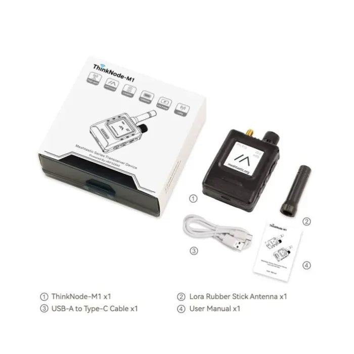 Elecrow ThinkNode M1 LoRa Meshtastic Transceiver With 1.54" EPD Screen-8