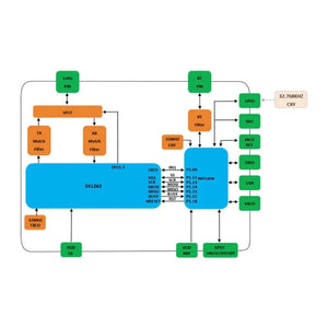 Elecrow nRFLR1262 Wireless Transceiver Module with nRF52840 & SX1262-8