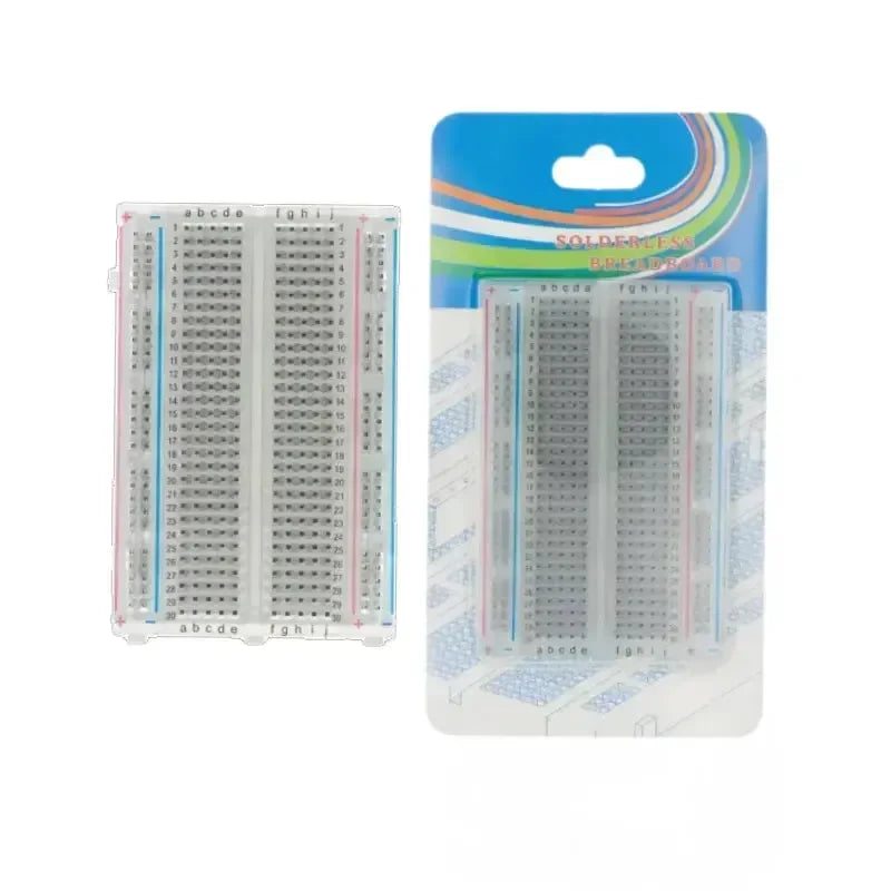 (Transparente) Mini-Breadboard 400 Löcher Mini-Breadboard 83X55 mm