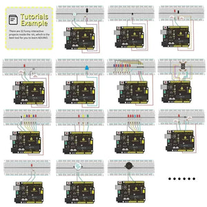 Keyestudio UNO R3 Professionelles Starter Kit für Arduino Projekte-3