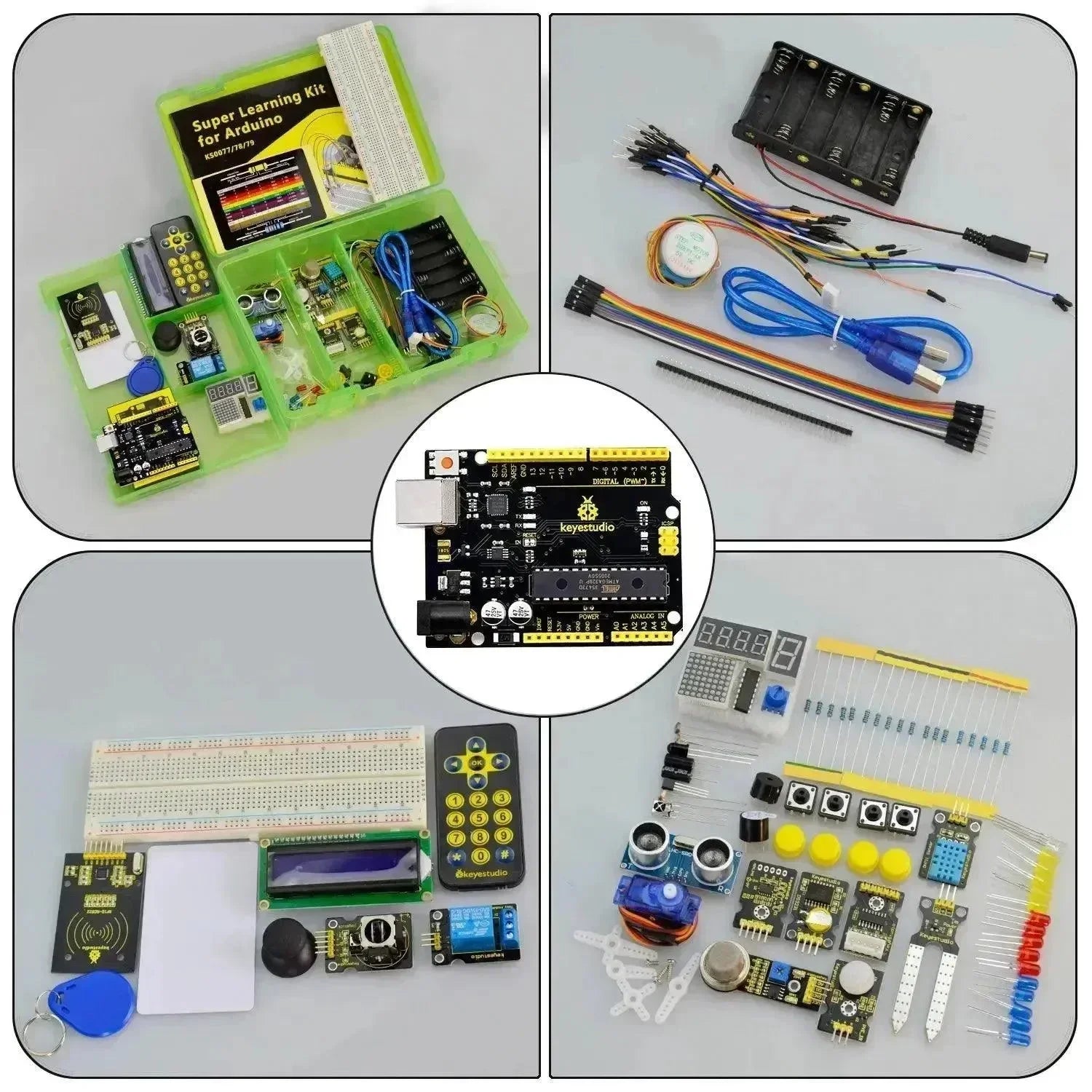 Keyestudio UNO R3 Professionelles Starter Kit für Arduino Projekte-6