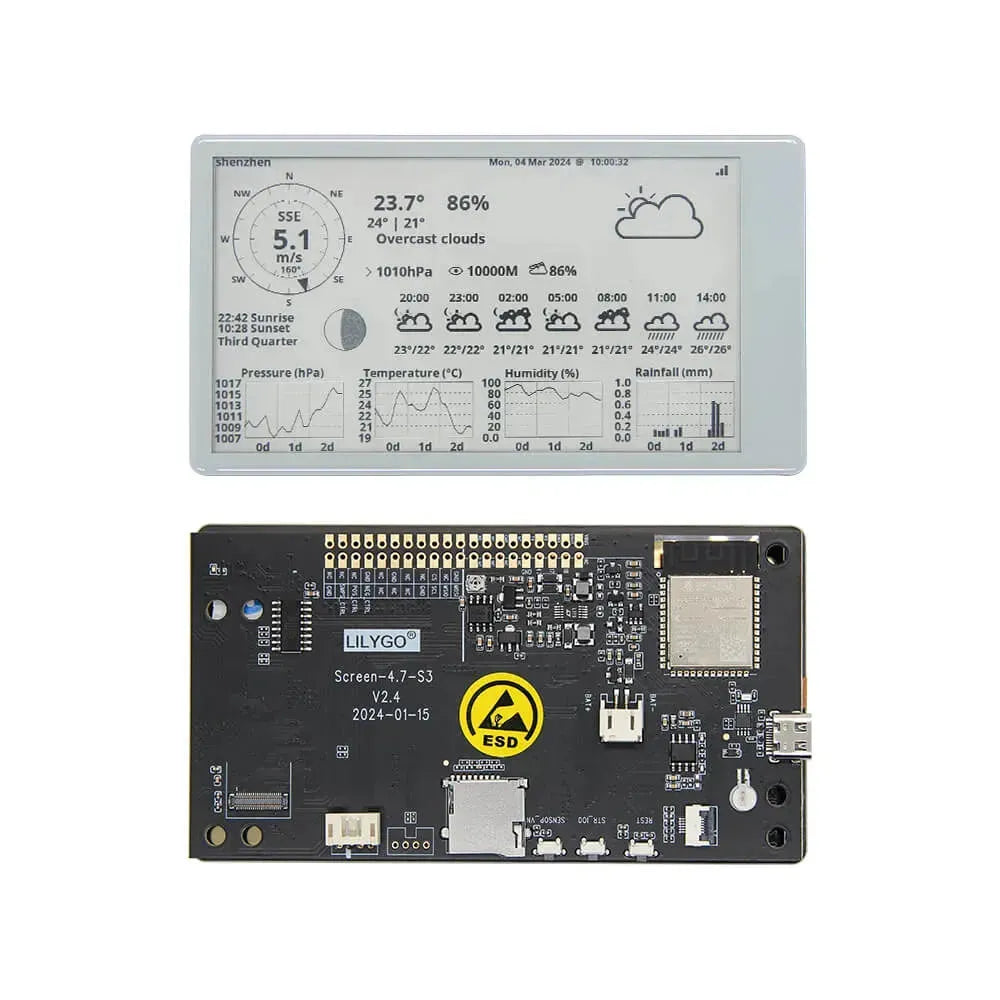 LILYGO T5 e-Paper 4,7 Zoll ESP32-S3 Entwicklungstreiberplatine