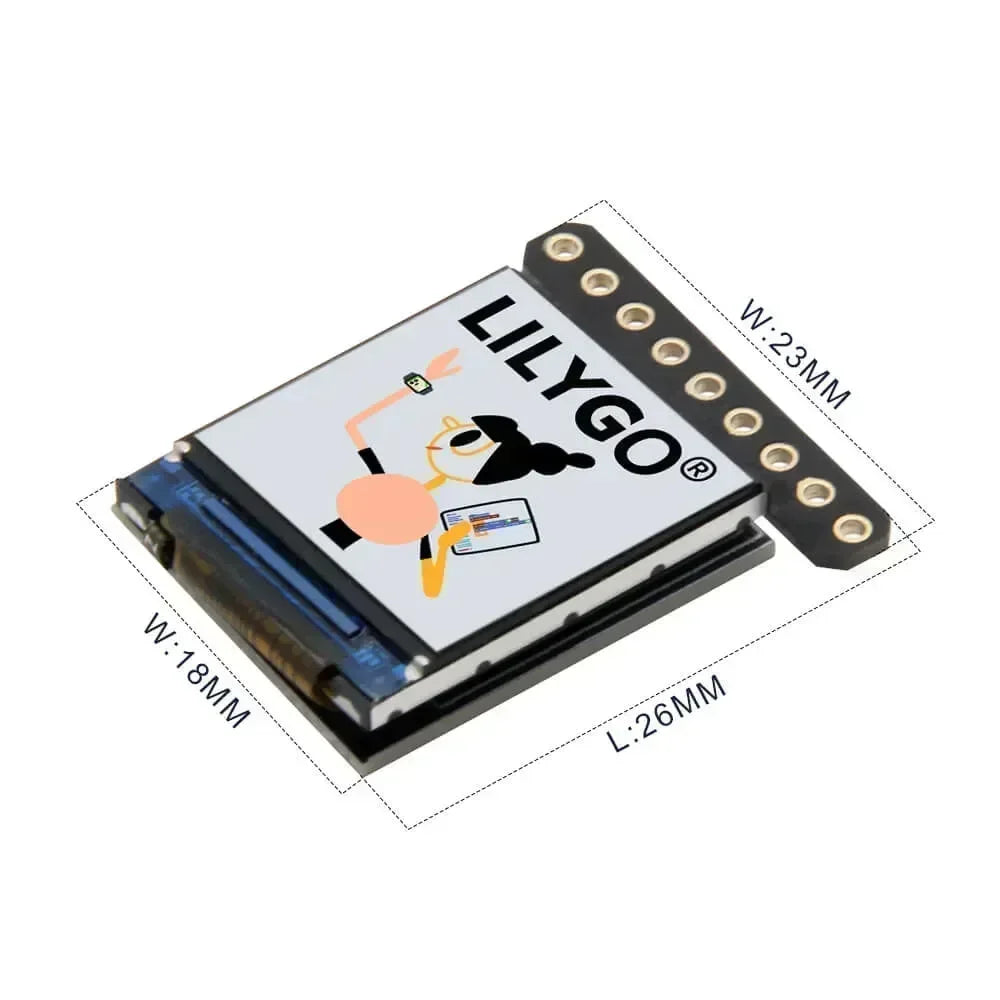 LILYGO T-0.85 Inch LCD Module GC9107 Full Color IPS-4