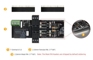 LILYGO T-SimHat CAN RS485 5V Relay Module-5