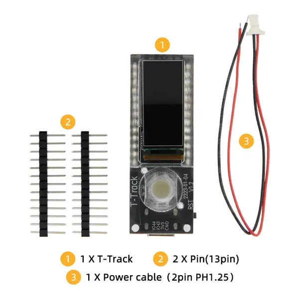 LILYGO T-Track Full Viewing Angle Wireless Display Dev Board-7