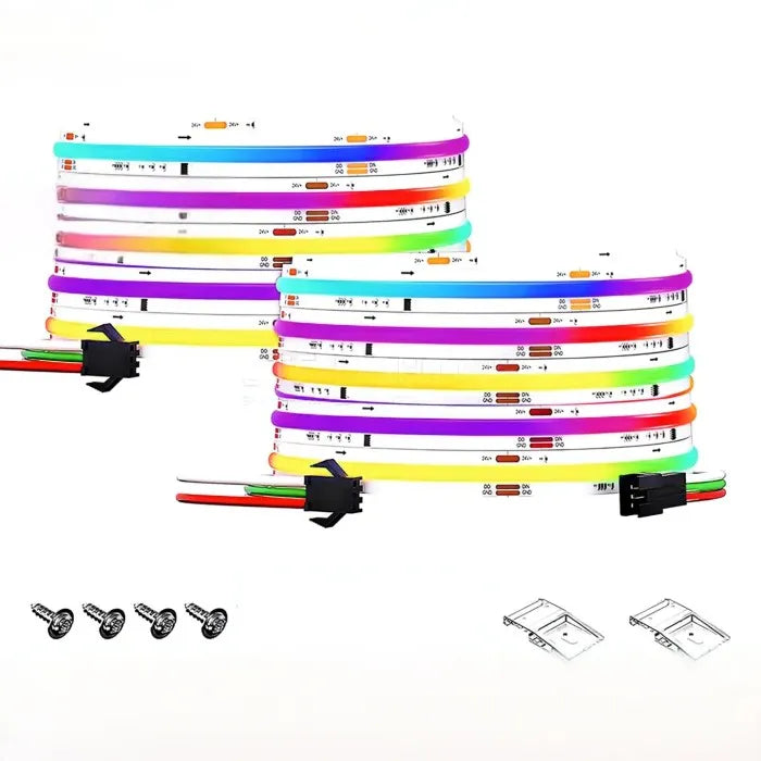 OpenELAB 12V FCOB WS2811 LED-Lichtstreifen RGB Vollfarbe 630 LEDs