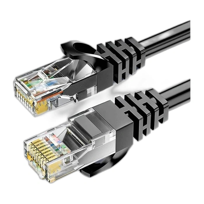 CAT6 Gigabit Ethernet Kabel 1,5m Schwarz