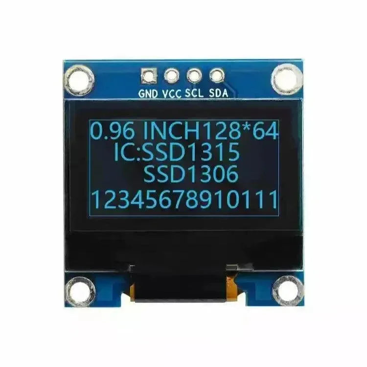0,96-Zoll-OLED-Anzeigemodul, 128×64 Auflösung, SPI/I2C-Kommunikation