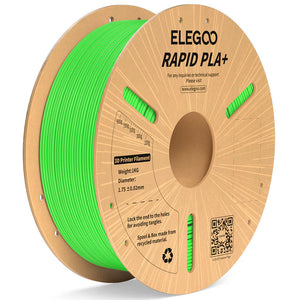 ELEGOO Rapid PLA Plus Grünes Filament 3D Drucker Verbrauchsmaterial 1KG 1.75mm für FDM 3D Drucker