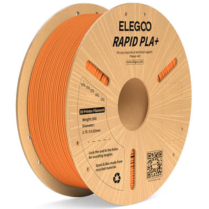 ELEGOO Rapid PLA Plus Orange Filamente 3D Drucker Verbrauchsmaterial 1KG 1,75mm für FDM 3D Drucker