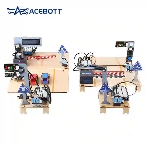 ACEBOTT QE027 Easy-Plug STEM Intelligent Transportations-Kit